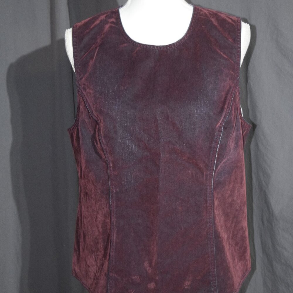 NWT Wild Fable Burgundy Sleeveless Open Back Tank Top - Size XL